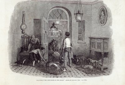 Christmas: The Compliments of the Season, engraved by Linton, from 